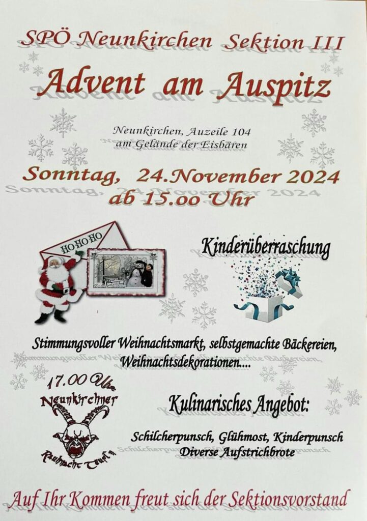 Advent am Auspitz