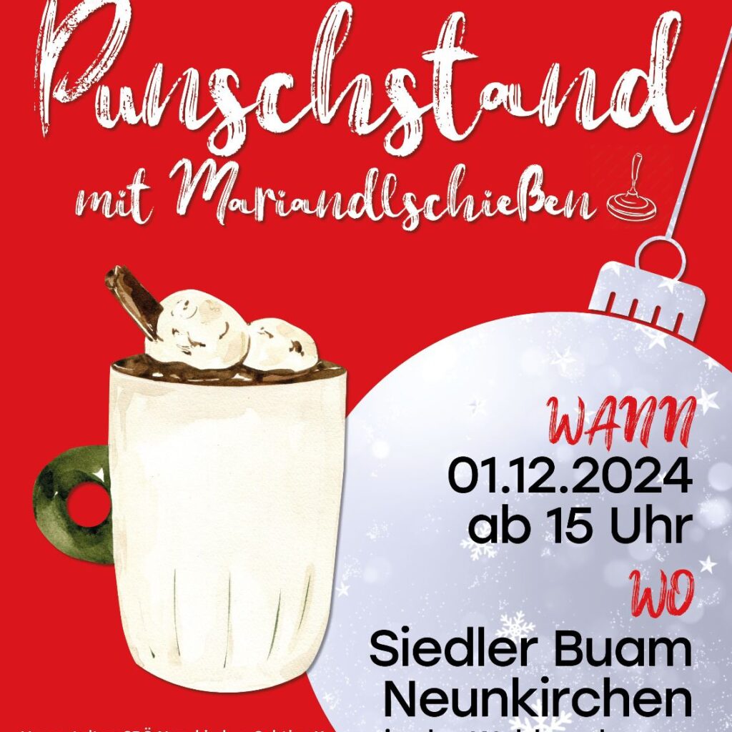  Punschstand mit Mariandlschießen