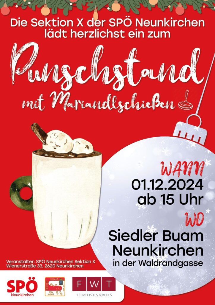 Punschstand mit Mariandlschießen